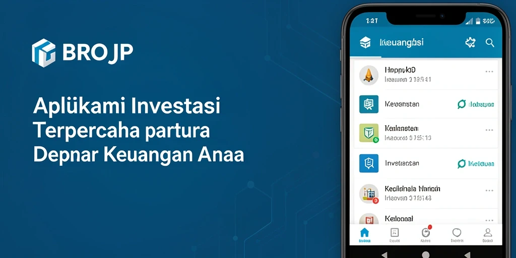 Tampilan antarmuka aplikasi BROJP untuk manajemen investasi yang efisien.