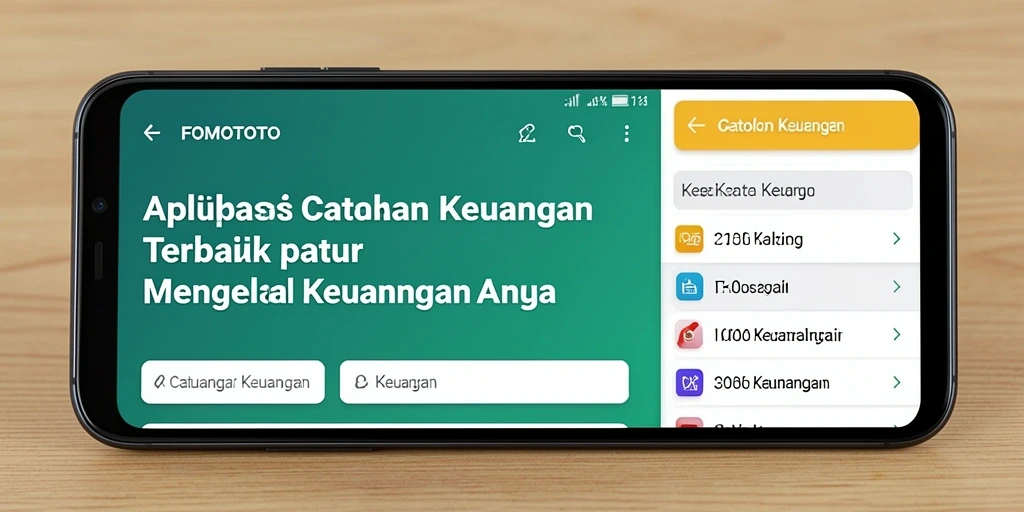 Antarmuka sederhana FOMOTOTO untuk catatan keuangan yang efektif.