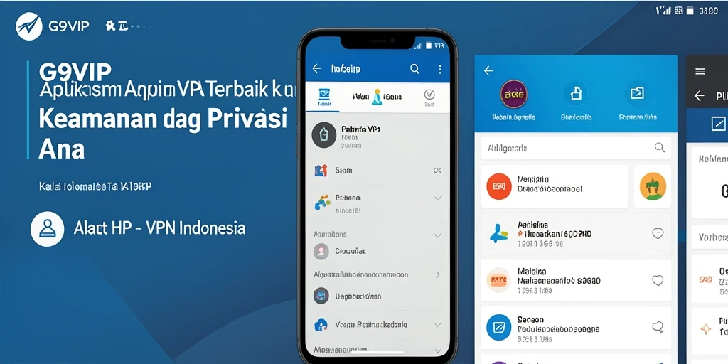 Tampilan antarmuka G9VIP yang sederhana dan efisien untuk pengguna VPN Indonesia.