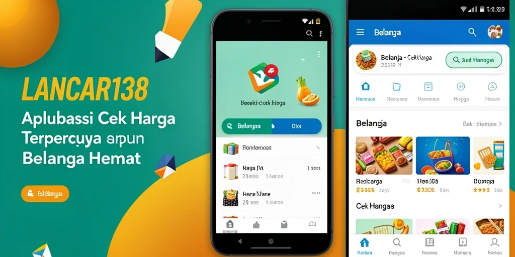 Antarmuka aplikasi LANCAR138 untuk Cek Harga produk.